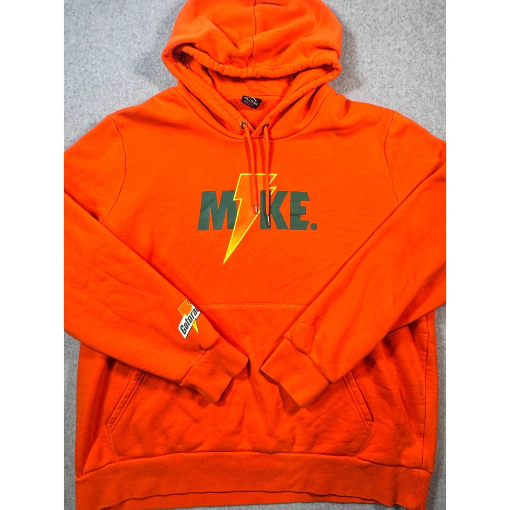 Jordan Gatorade Be Like Mike Hoodie Orange Fleece AJ1161-803 Mens XXL